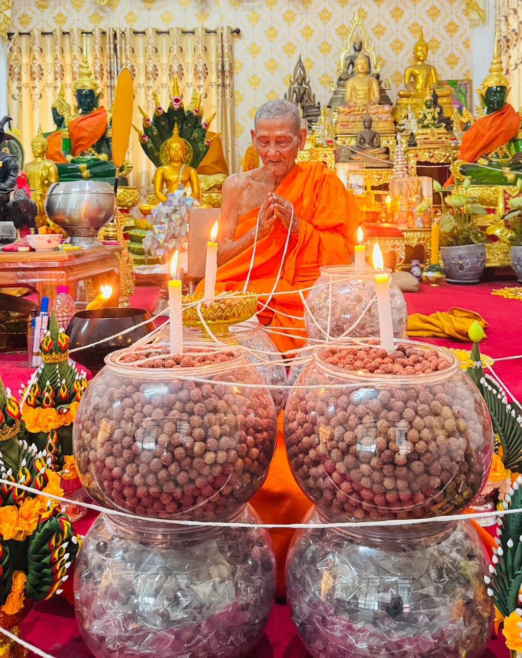 Thai Amulet Garuda - Colorful Fashion Accessory for Luck and Protection