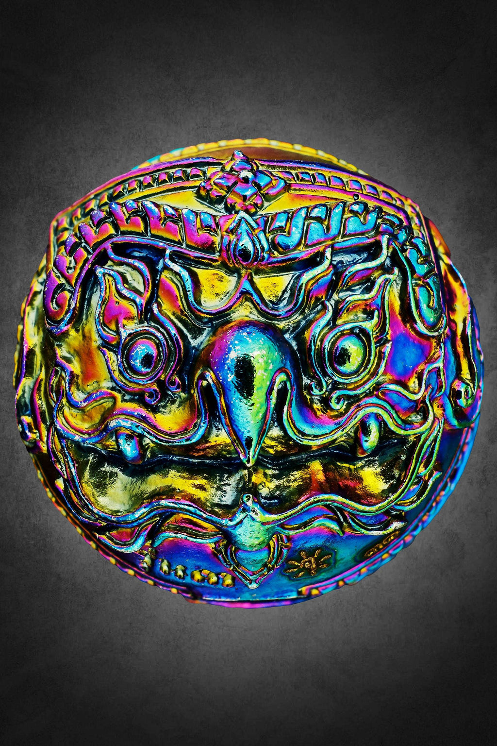 Thai Amulet Garuda - Colorful Fashion Accessory for Luck and Protection