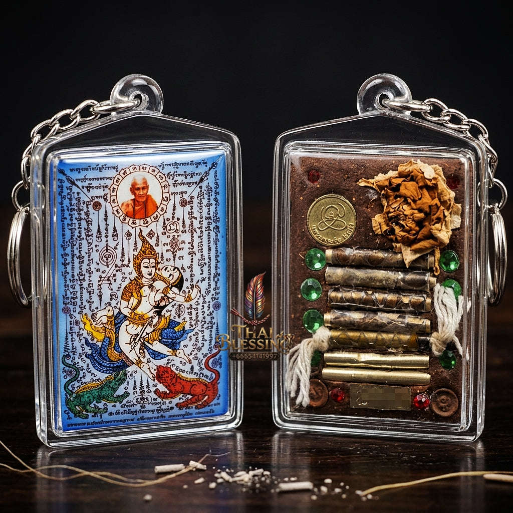 Thai Amulet Sovereign Maha Saneh, Seduction & Supreme Metta Masterpiece Phet Phayathorn Locket Edition Luang Pu In Wat Nong Mek Surin Thai Blessing Co By RURUECHA