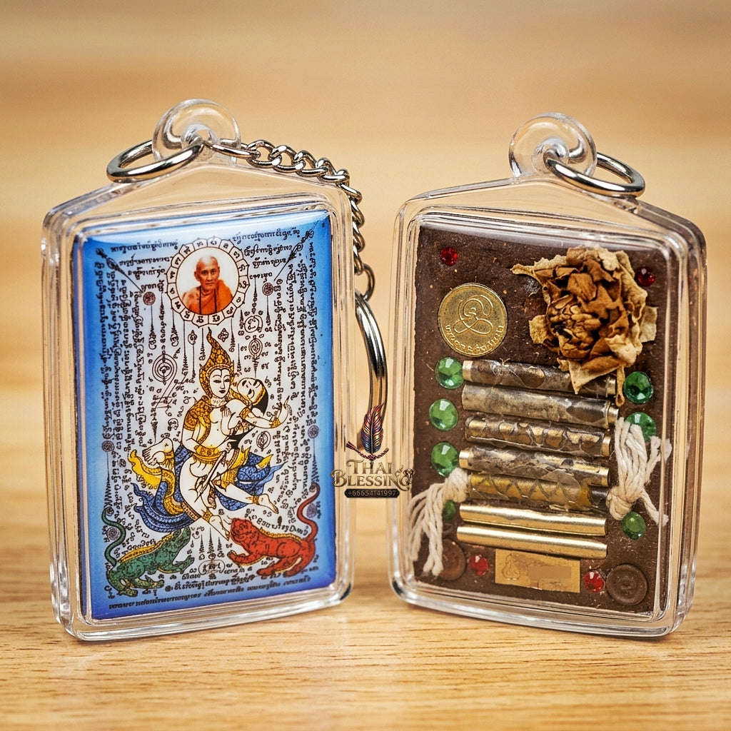 Thai Amulet Sovereign Maha Saneh, Seduction & Supreme Metta Masterpiece Phet Phayathorn Locket Edition Luang Pu In Wat Nong Mek Surin Thai Blessing Co By RURUECHA