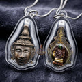 Thai Amulet Sovereign Maha Saneh, Seduction & Supreme Metta Nawa Metal Edition Sian Phet Phayathorn Master Head Luang Pu In Wat Nong Mek Surin Thai Blessing Co By RURUECHA