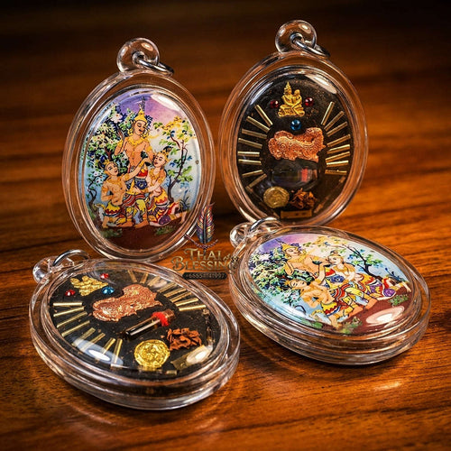 Thai Amulet Sovereign Maha Saneh, Seduction & Supreme Metta Phet Phayathorn Locket Luang Pu In Wat Nong Mek Surin Thai Blessing Co By RURUECHA