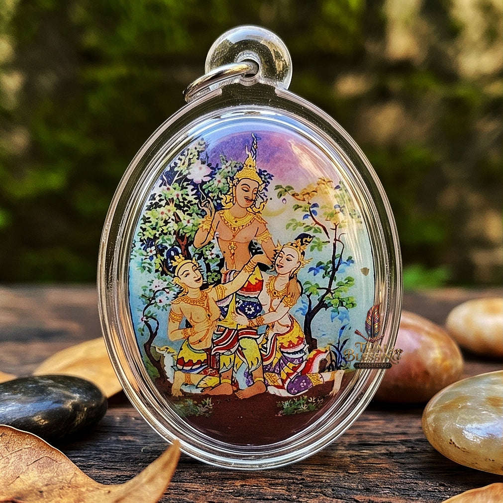 Thai Amulet Sovereign Maha Saneh, Seduction & Supreme Metta Phet Phayathorn Locket Luang Pu In Wat Nong Mek Surin Thai Blessing Co By RURUECHA
