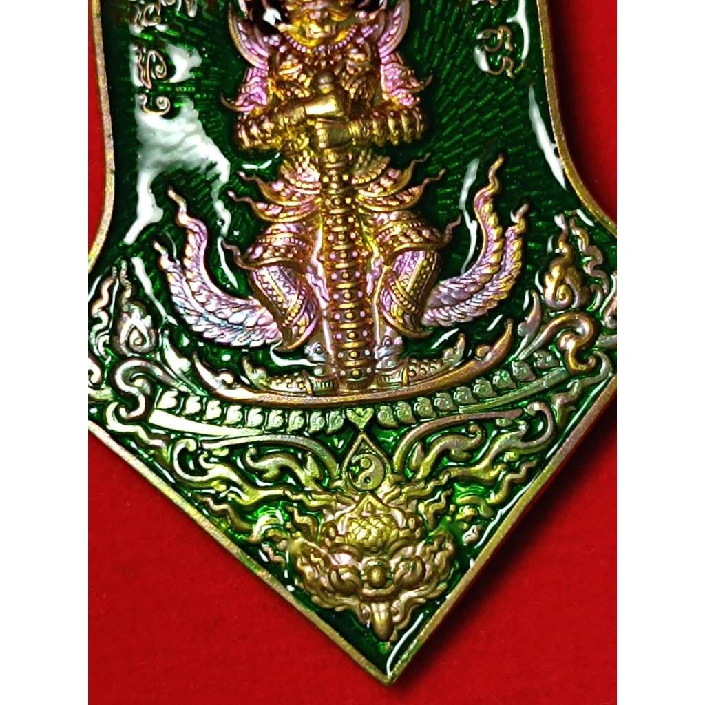 Thao Wessuwan Coin Amulet by Luang Pu Kasem for Prosperity and Protection