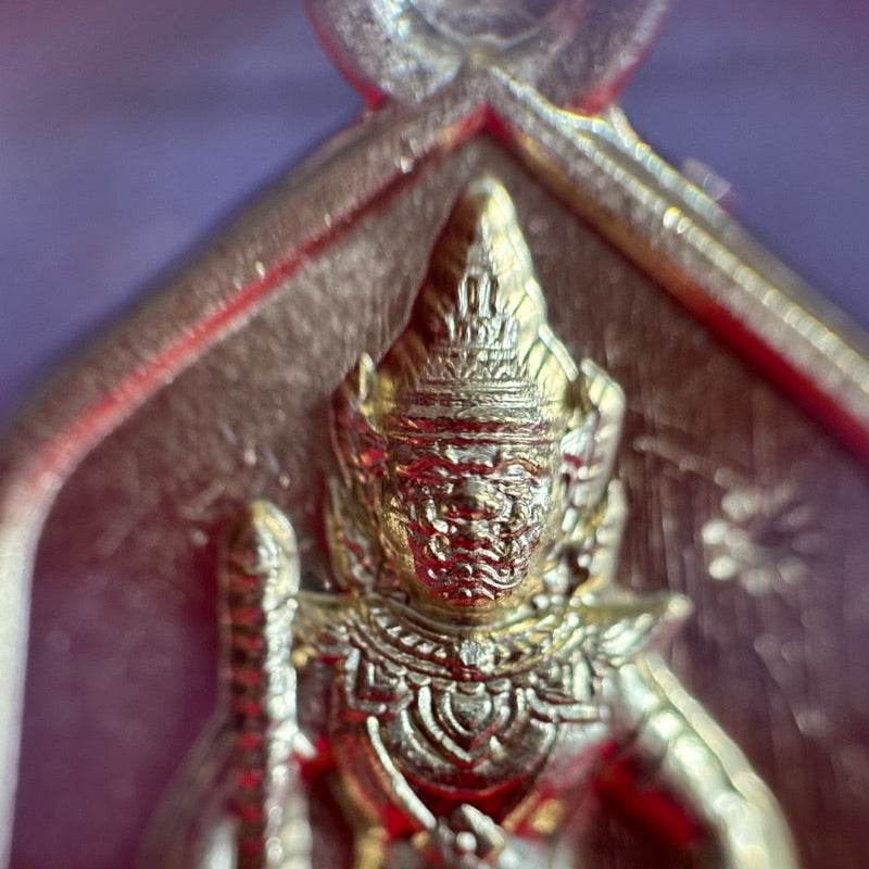 Thao Wessuwan Coin Amulet for Wealth and Prosperity - Maha Phokasap Charm