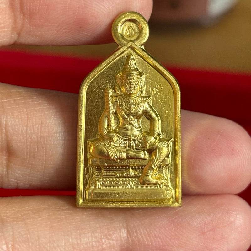 Thao Wessuwan Coin Amulet for Wealth and Prosperity - Maha Phokasap Charm Default Title