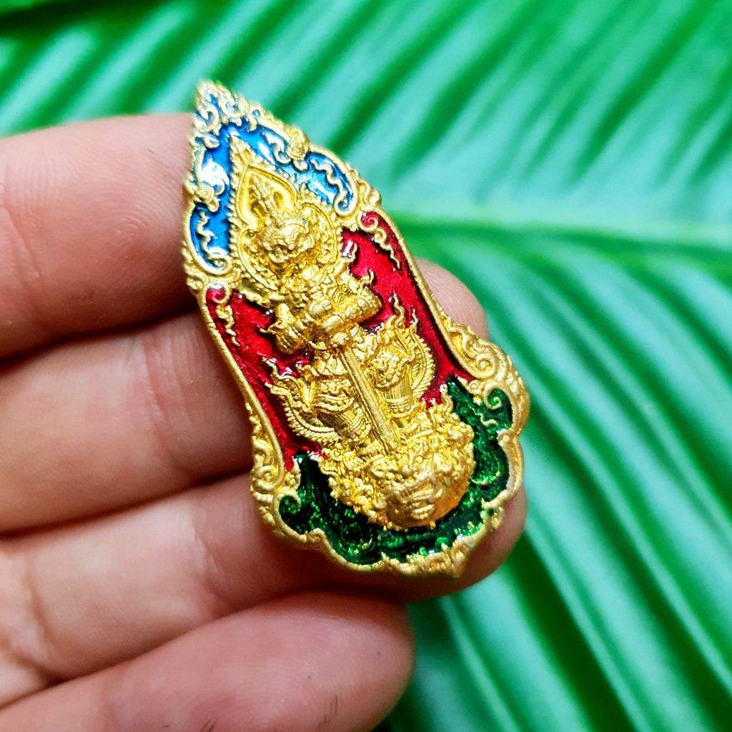 Thao Wessuwan Amulet for Wealth, Power, and Prosperity Enhancement Default Title