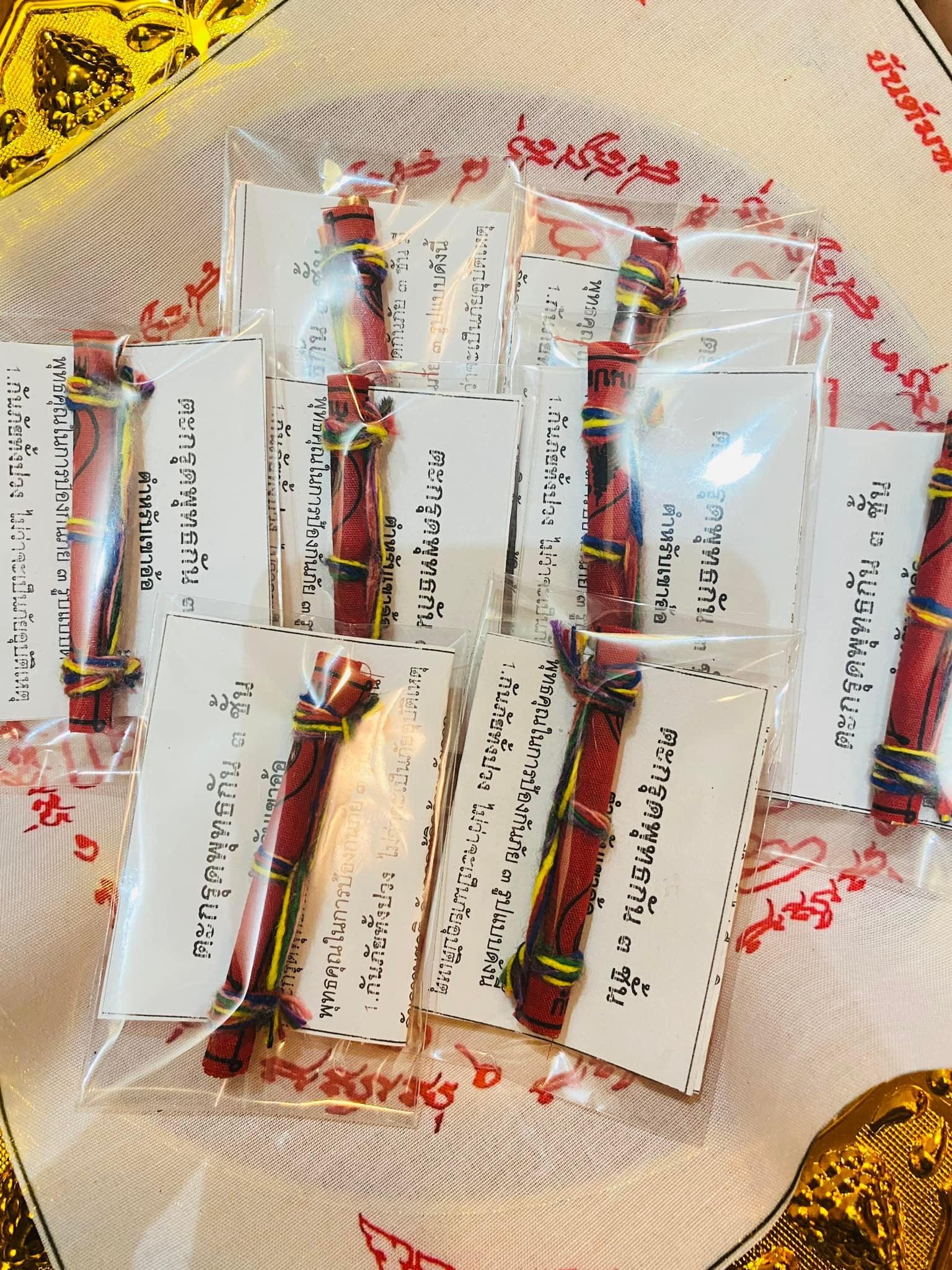Phuttha Takrud Amulet by Thai Blessing Co - Triple-Layer Charm for Protection and Prosperity