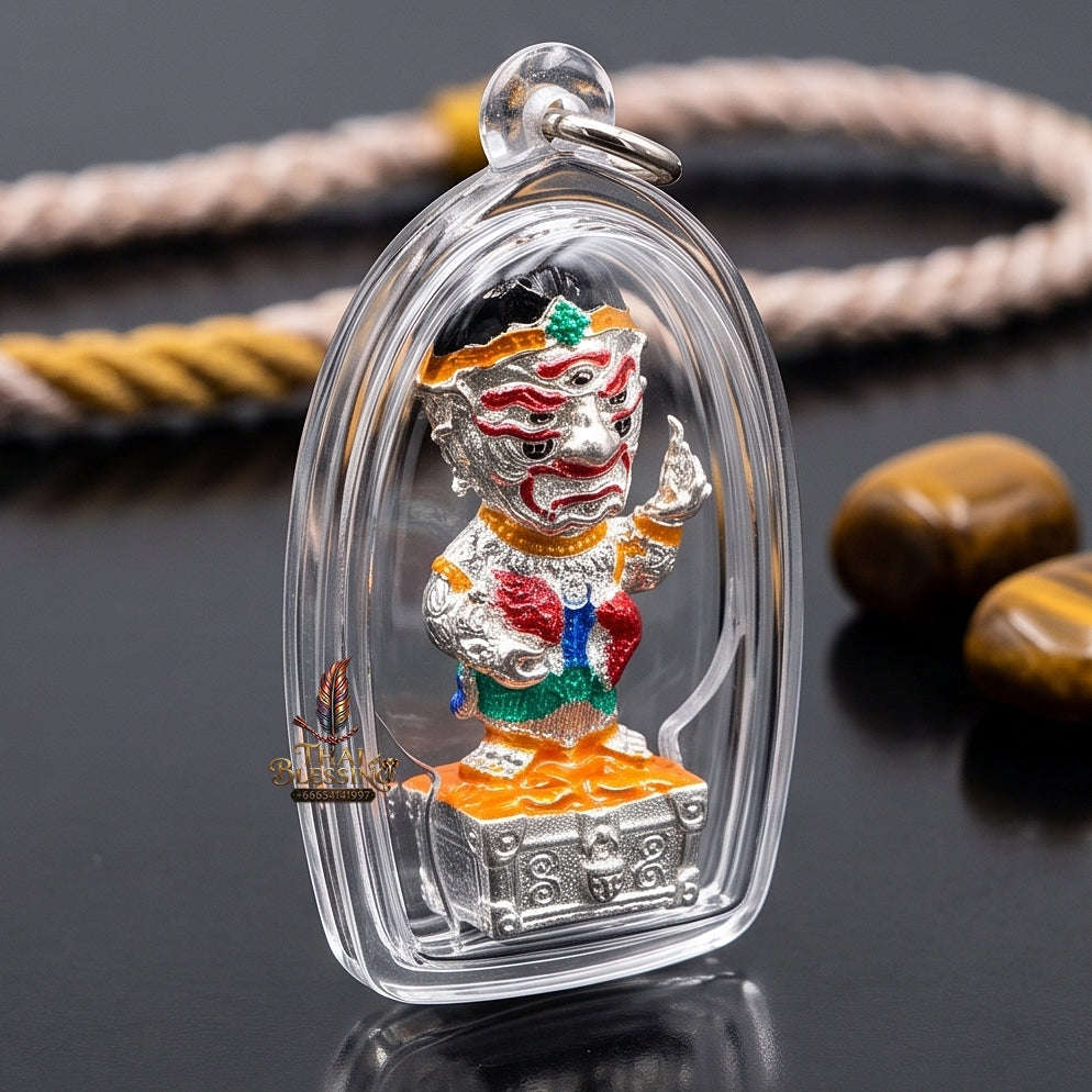 Thai Amulet Ultimate Wealth, Divine Windfalls & Auspicious Prosperity Masterpiece Si Hu Ha Ta Thevada Hai Lap Talisman Thai Blessing Co By RURUECHA