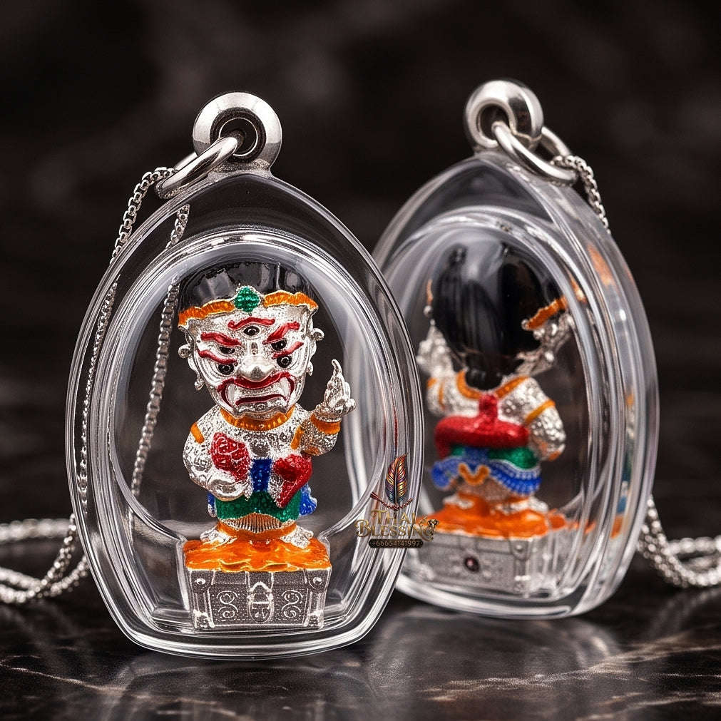 Thai Amulet Ultimate Wealth, Divine Windfalls & Auspicious Prosperity Masterpiece Si Hu Ha Ta Thevada Hai Lap Talisman Thai Blessing Co By RURUECHA