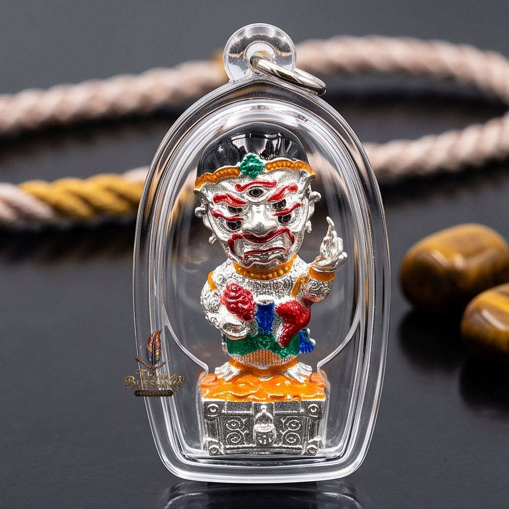 Thai Amulet Ultimate Wealth, Divine Windfalls & Auspicious Prosperity Masterpiece Si Hu Ha Ta Thevada Hai Lap Talisman Thai Blessing Co By RURUECHA