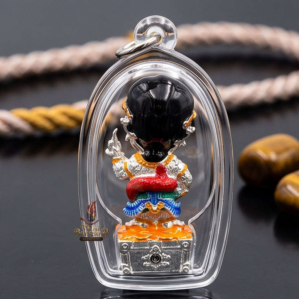 Thai Amulet Ultimate Wealth, Divine Windfalls & Auspicious Prosperity Masterpiece Si Hu Ha Ta Thevada Hai Lap Talisman Thai Blessing Co By RURUECHA