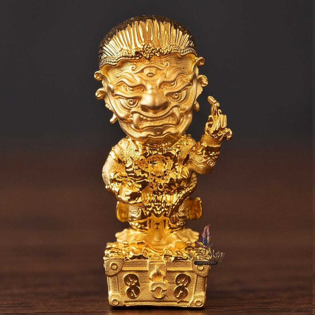 Thai Amulet Ultimate Wealth, Divine Windfalls & Auspicious Prosperity Masterpiece Si Hu Ha Ta Thevada Hai Lap Talisman Thai Blessing Co By RURUECHA