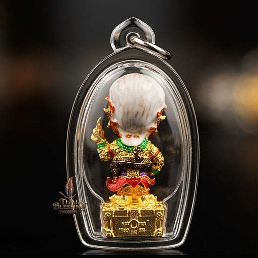 Thai Amulet Ultimate Wealth, Divine Windfalls & Auspicious Prosperity Samrit Bronze Edition Si Hu Ha Ta Thevada Hai Lap Talisman Thai Blessing Co By RURUECHA