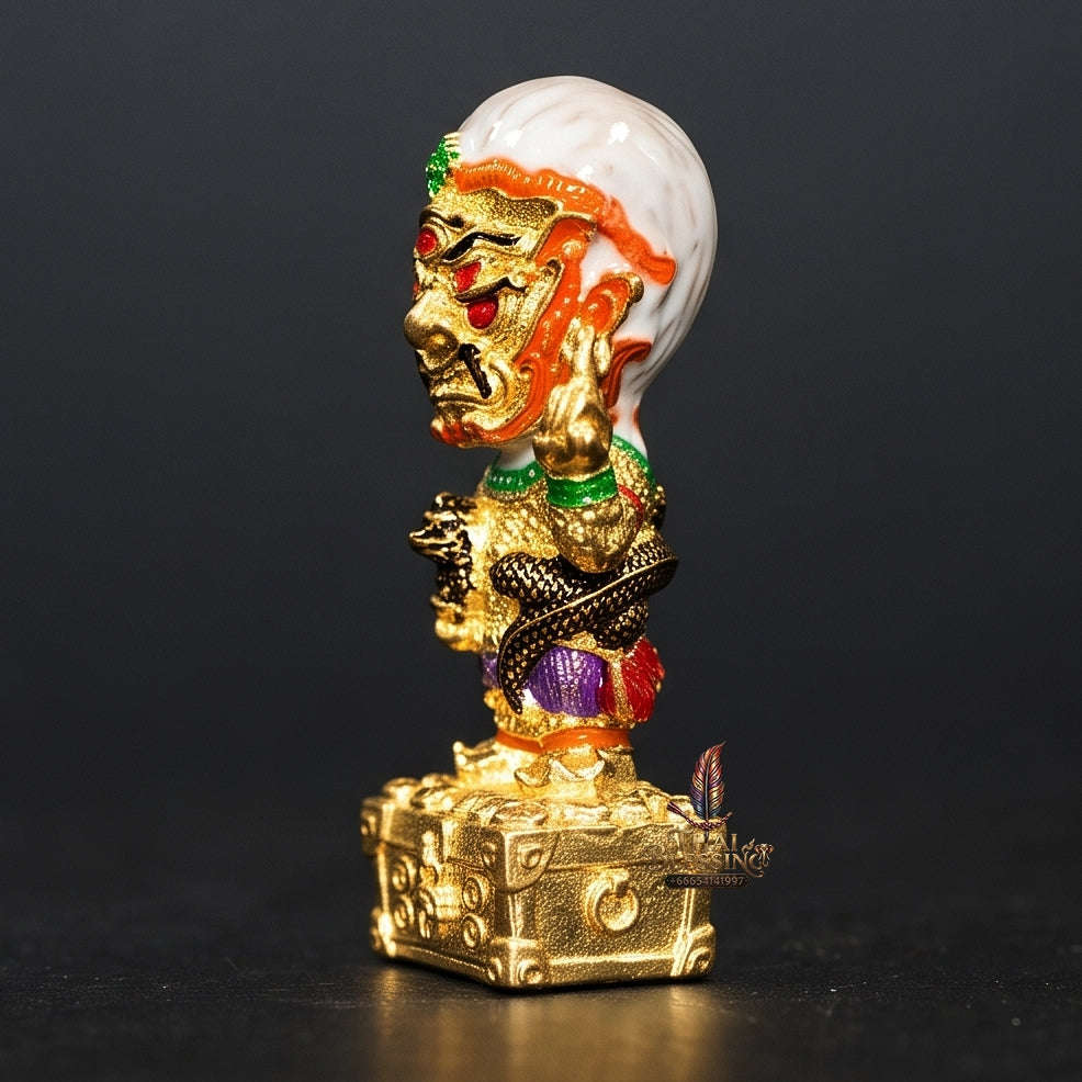 Thai Amulet Ultimate Wealth, Divine Windfalls & Auspicious Prosperity Samrit Bronze Edition Si Hu Ha Ta Thevada Hai Lap Talisman Thai Blessing Co By RURUECHA