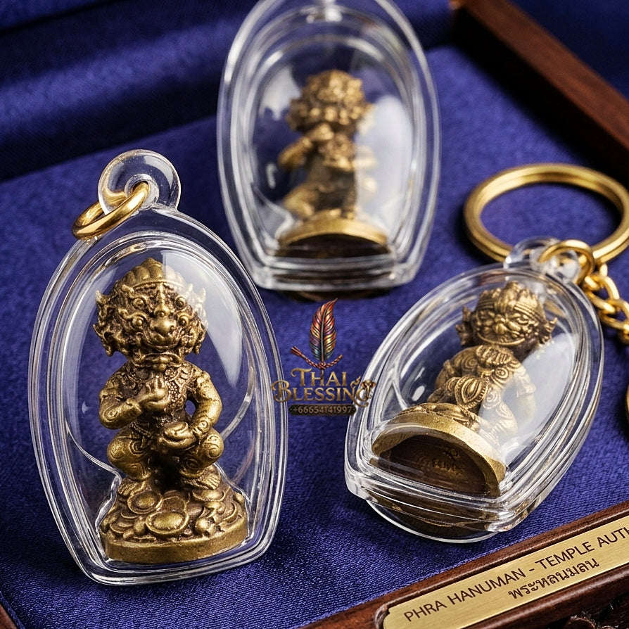 Thai Amulet Ultimate Wealth, Lanna Sorcery & Auspicious Prosperity Four-Ears Five-Eyes (Thep Si Hu Ha Ta) Talisman Thai Blessing Co By RURUECHA