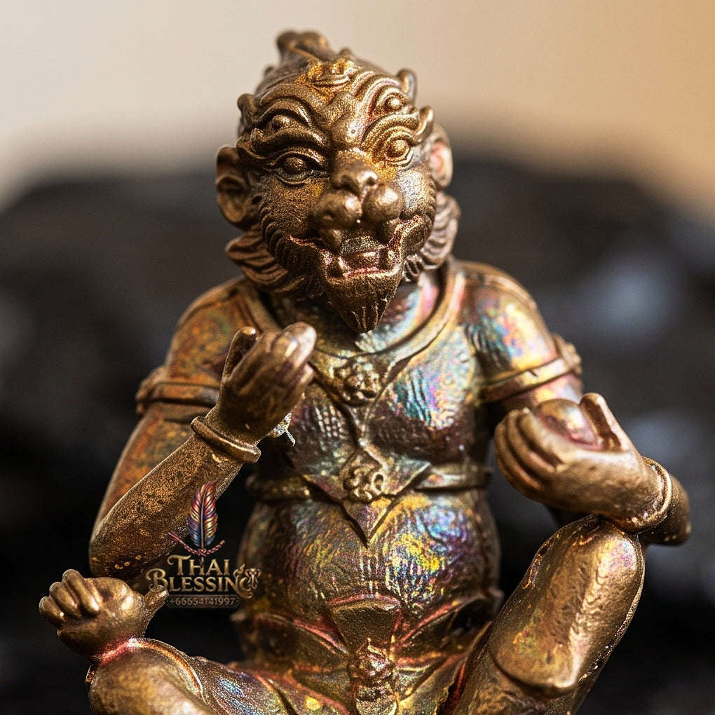Thai Amulet Ultimate Wealth, Lanna Sorcery & Auspicious Prosperity Masterpiece Four-Ears Five-Eyes (Thep Si Hu Ha Ta) Talisman Thai Blessing Co By RURUECHA