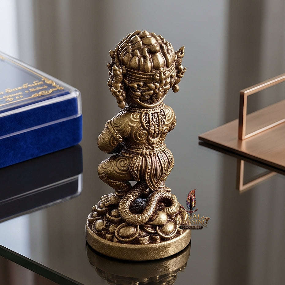 Thai Amulet Ultimate Wealth, Lanna Sorcery & Auspicious Prosperity Masterpiece — Maha Heng Loi Ongk Four-Ears Five-Eyes (Thep Si Hu Ha Ta) Talisman Thai Blessing Co By RURUECHA