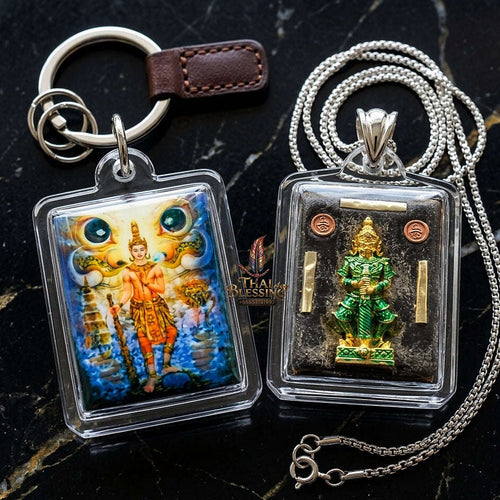 Thai Amulet Wealth, Protection & Evil Ward Ultimate Masterpiece — 2025 Sovereign Thao Vessuwan Locket Edition Luang Pu Thongwan Wat Pho Kham Thai Blessing Co By RURUECHA