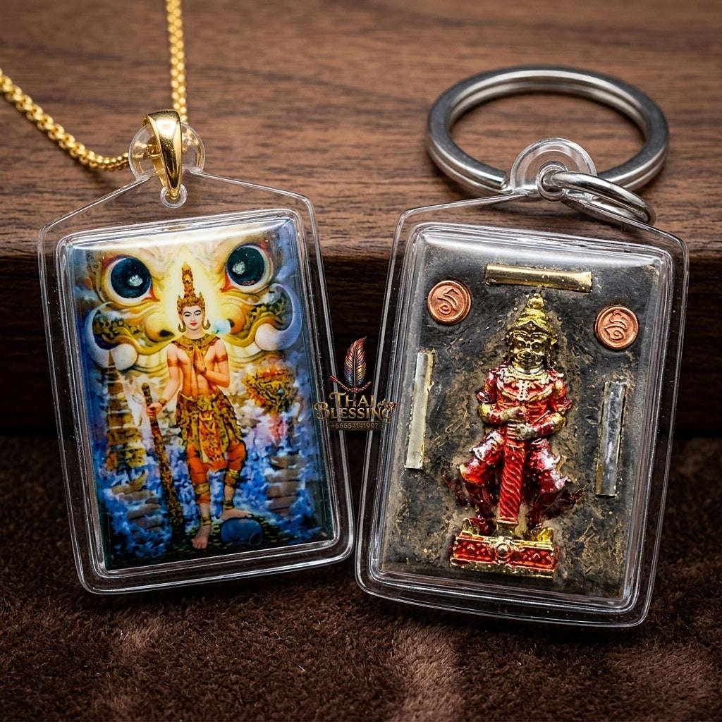 Thai Amulet Wealth, Protection & Evil Ward Ultimate Masterpiece — 2025 Sovereign Thao Vessuwan Locket Edition Luang Pu Thongwan Wat Pho Kham Thai Blessing Co By RURUECHA