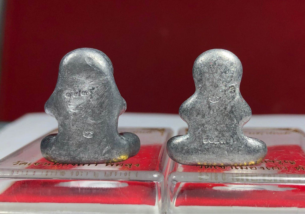 Phra Pidta Amulet - Maha Yan Silver Amulet for Sacred Protection and Good Luck