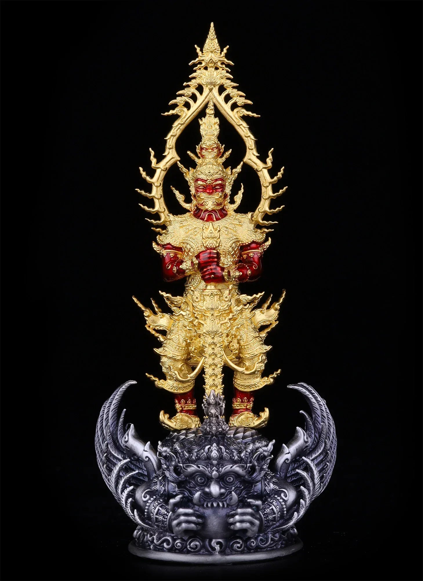 Thao Wessuwan Statue for Wealth and Protection - 3.5" Guardian Figure 2.2 (สูง 3.5นิ้ว)