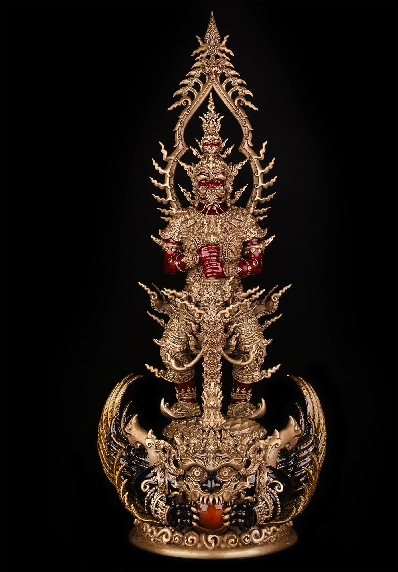 Thao Wessuwan Statue for Wealth and Protection - 3.5" Guardian Figure 2.5 (สูง 3.5นิ้ว)