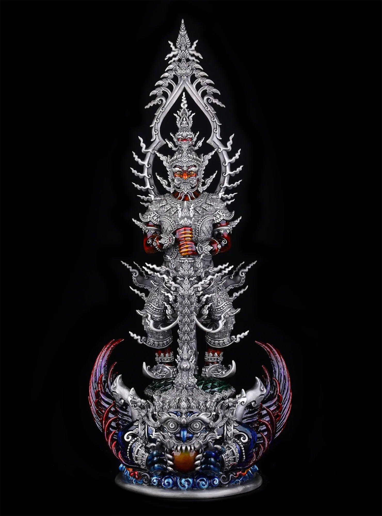 Thao Wessuwan Statue for Wealth and Protection - 3.5" Guardian Figure 2.3 (สูง 3.5นิ้ว)