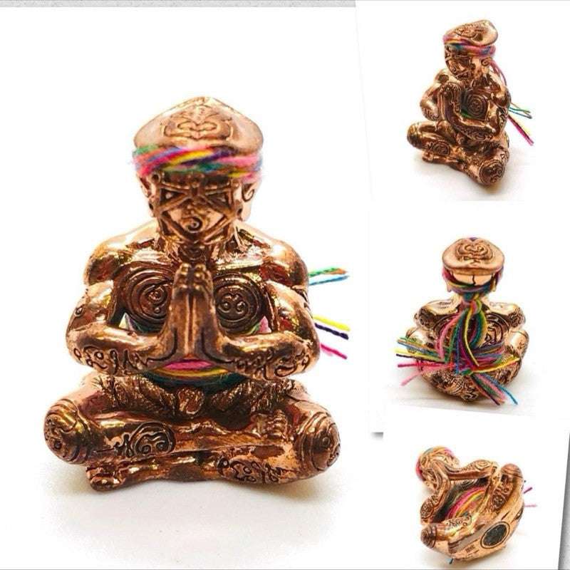 Saturn 5 Yantra Amulet - Dual-Blessed Charm for Protection, Love, and Fortune