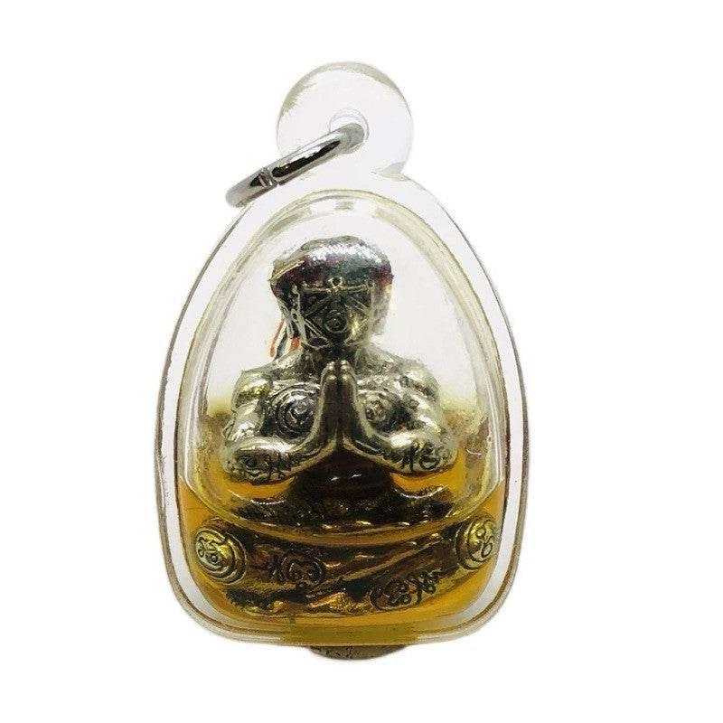 Saturn 5 Yantra Amulet - Dual-Blessed Charm for Protection, Love, and Fortune