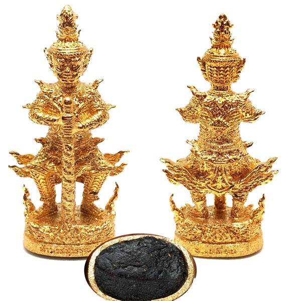 Thai Blessed Prosperity Amulet for Wealth & Luck ร้านค้าของฉัน brass Copper brass-Copper-