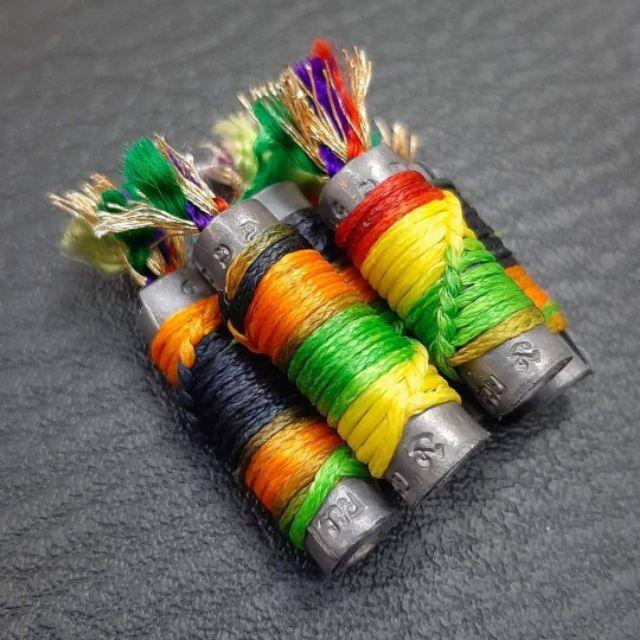 Thai Wealth Charm Takrud by Luang Pu Chalerm Mon Sarika for Abundance and Prosperity Default Title
