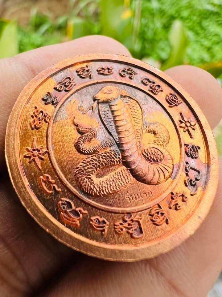 Chok Dee Good Luck 5D Coin - First Edition Thai Blessing Amulet by Luang Pu Im, Wat Thung Na Mai