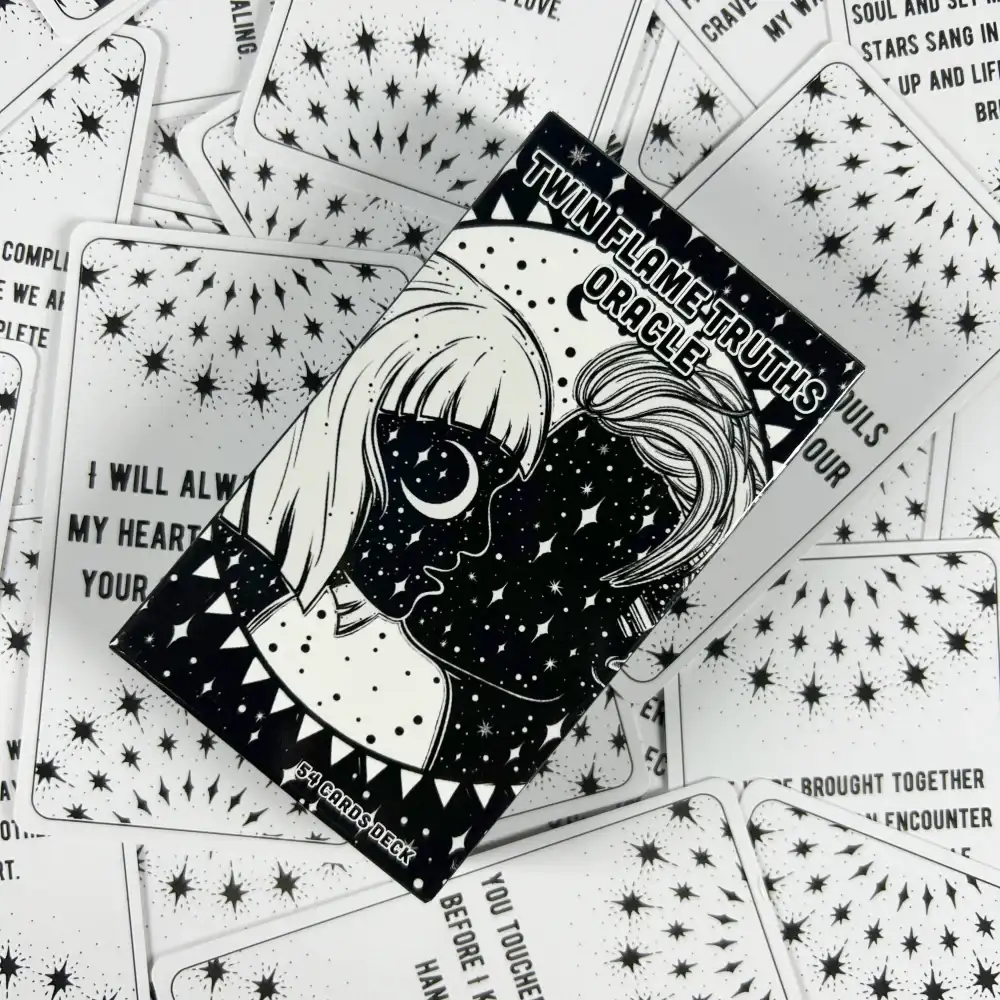 🔥Truth Flames Oracle Deck – 54-Card Twin Flame Inspired Family-Friendly Oracle Cards for Love and Spiritual Clarity