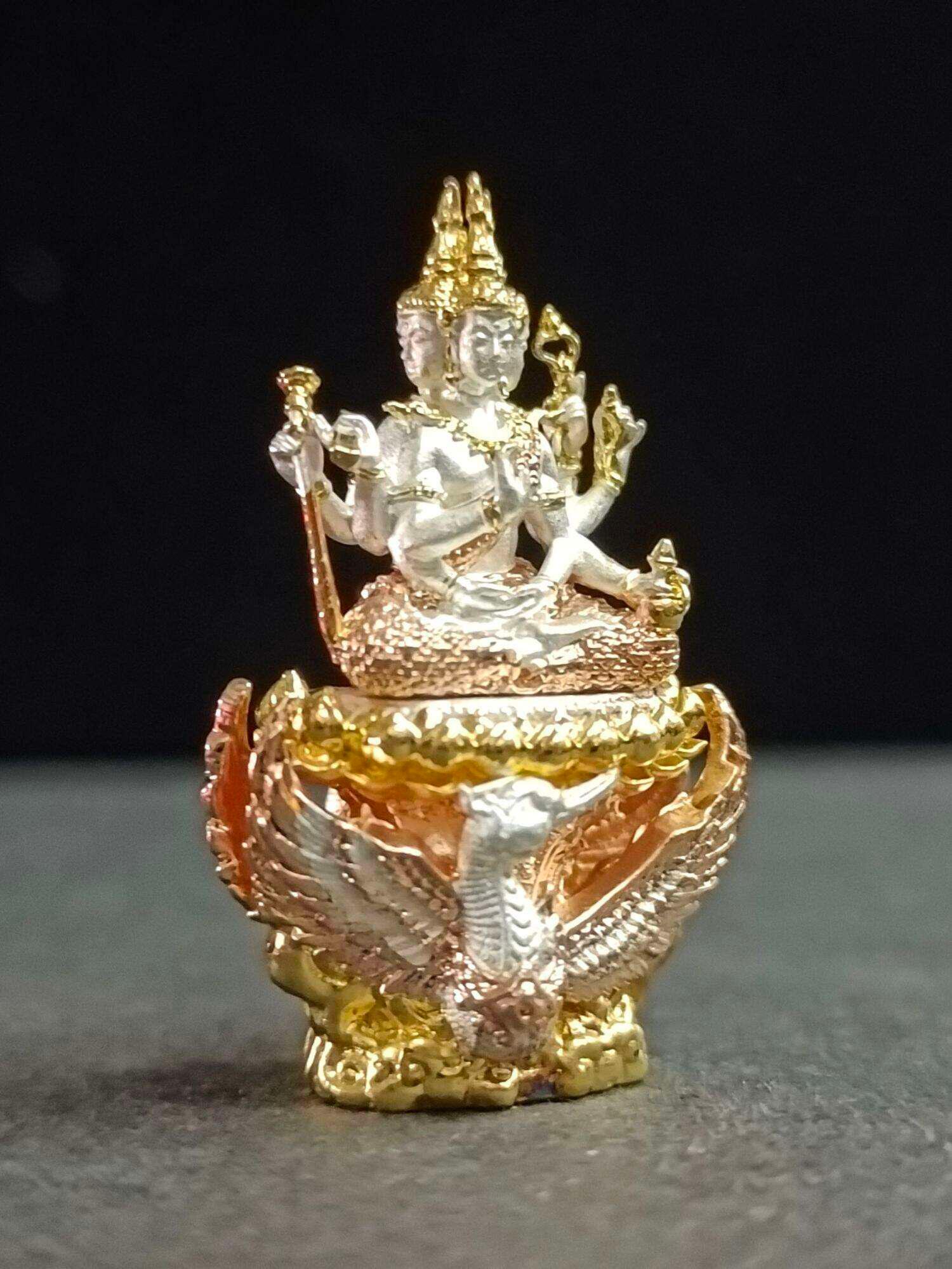 ✨ Phra Phrom Siam Thewa "Phromrangsri" Edition – Supreme Brahma Deity Amulet from Wat Klang Khlong Khoi, Ratchaburi ชุบ3เค