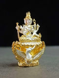 ✨ Phra Phrom Siam Thewa "Phromrangsri" Edition – Supreme Brahma Deity Amulet from Wat Klang Khlong Khoi, Ratchaburi ชุบ2เค