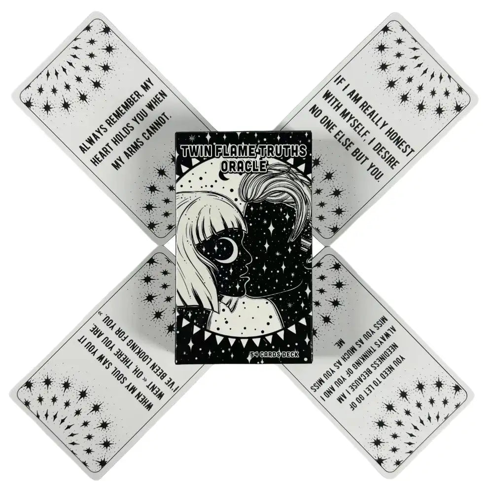 🔥Truth Flames Oracle Deck – 54-Card Twin Flame Inspired Family-Friendly Oracle Cards for Love and Spiritual Clarity