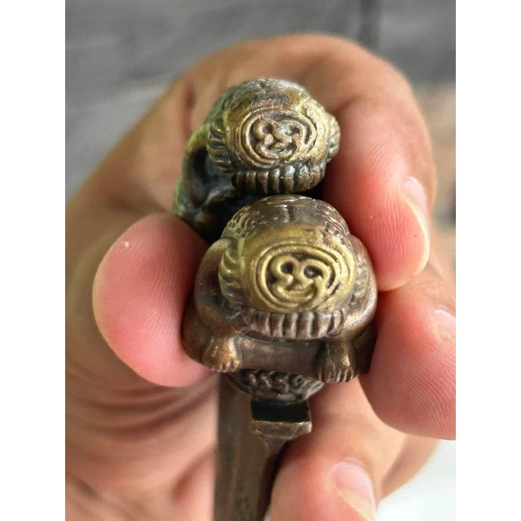 Thai Blessing Knife Amulet for Enhanced Spiritual Protection and Wellness