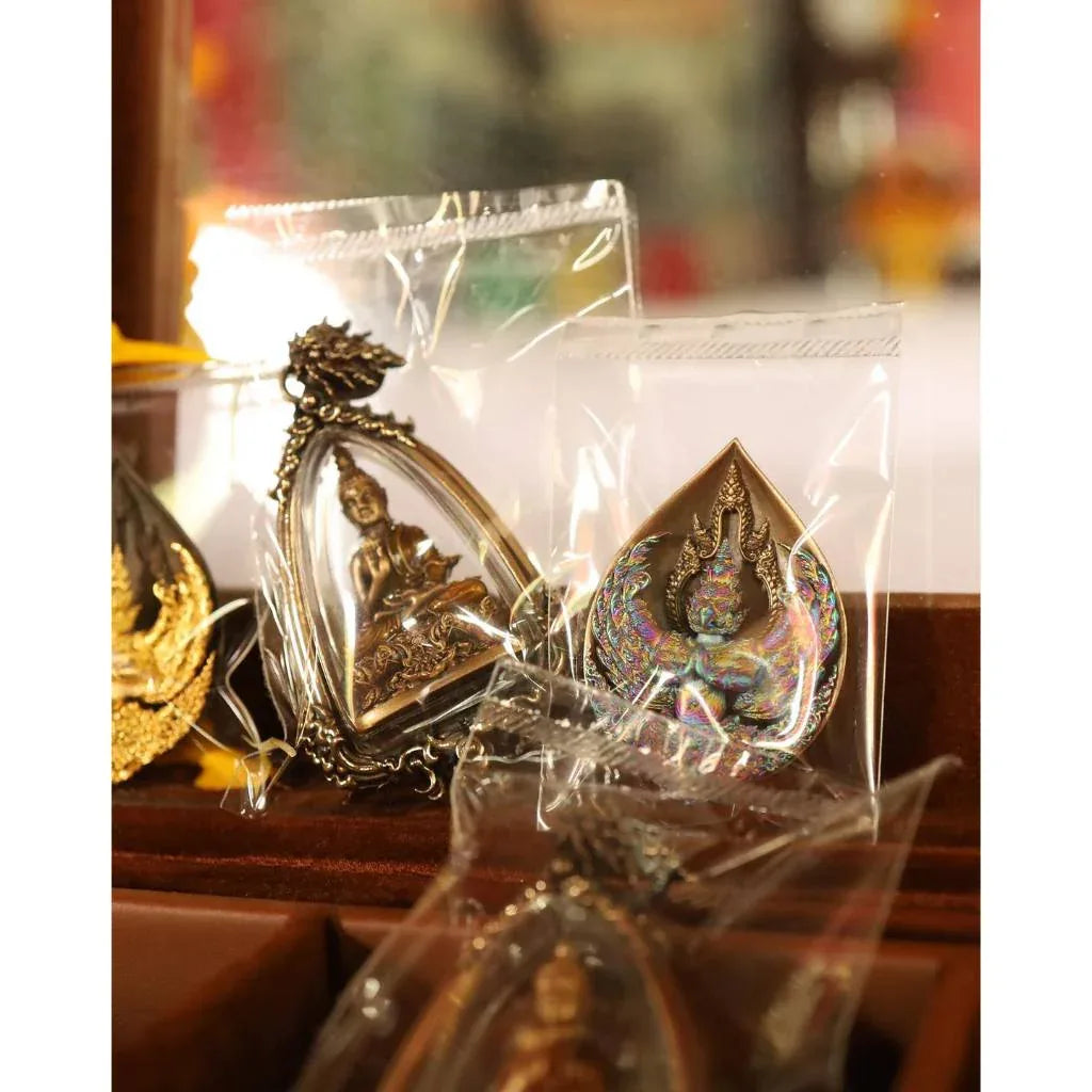Blessing Buddha Amulet - Thai Buddha Amulet Protection for Prosperity and Inner Peace