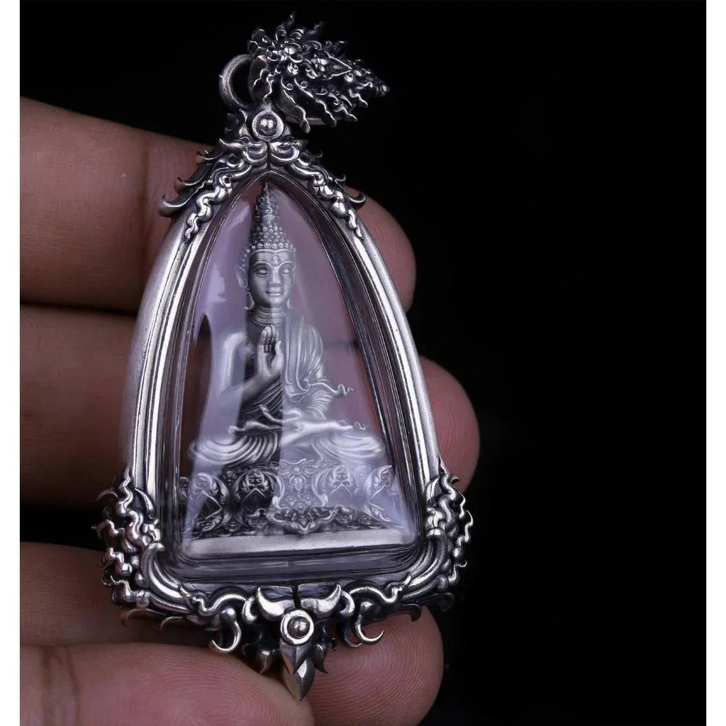Blessing Buddha Amulet - Thai Buddha Amulet Protection for Prosperity and Inner Peace