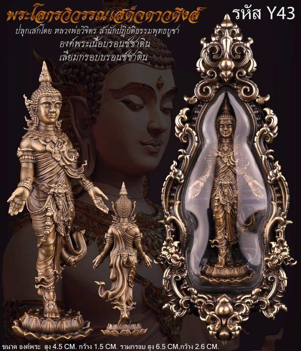 Thai Buddhist Amulet Pendant Phra Lok Rawiwan for Prosperity and Protection รายการที่ 4