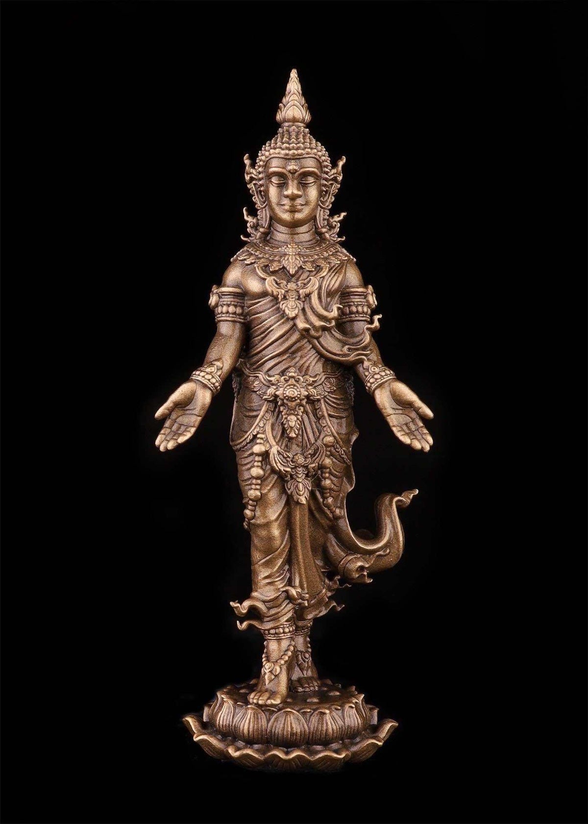 Thai Buddhist Amulet Pendant Phra Lok Rawiwan for Prosperity and Protection