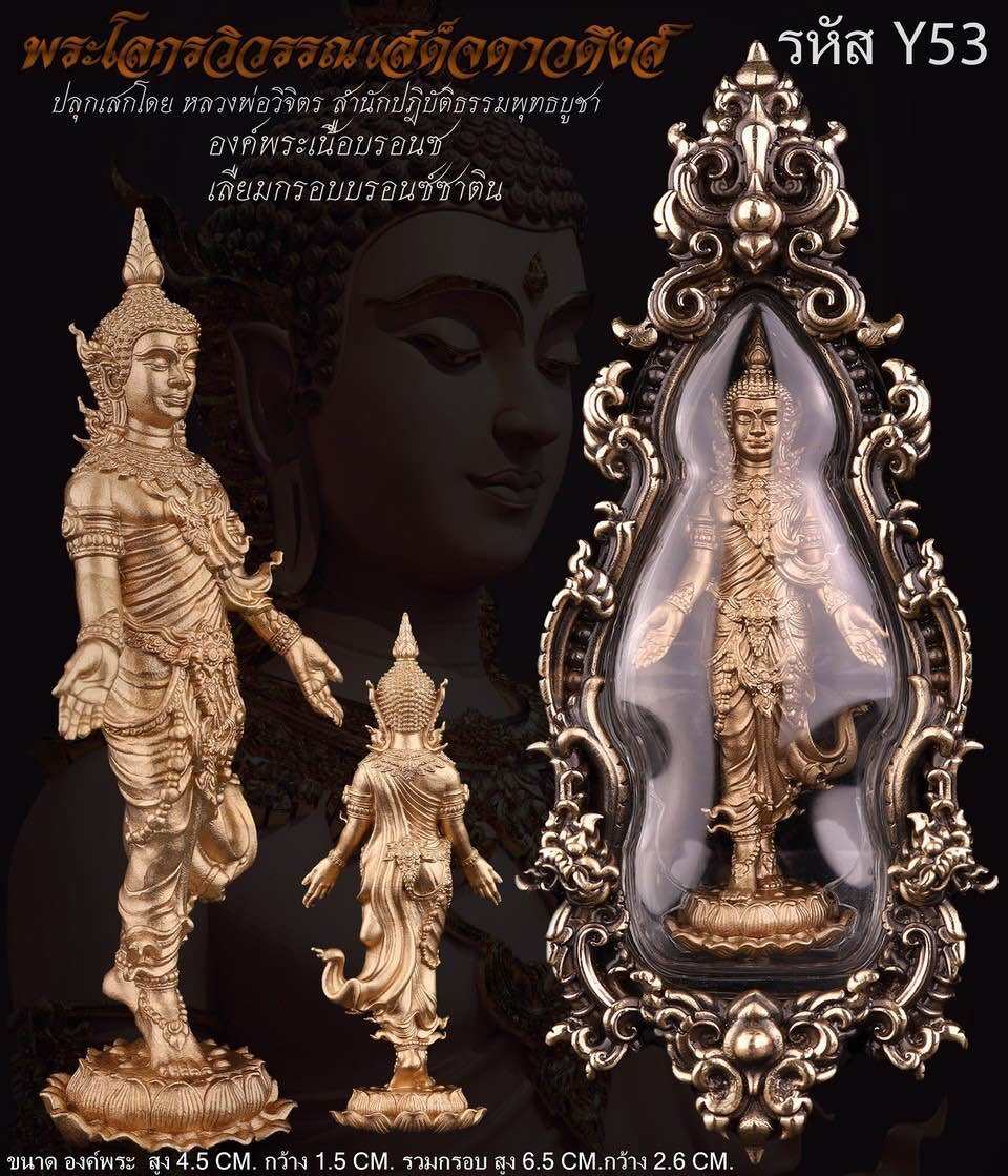 Thai Buddhist Amulet Pendant Phra Lok Rawiwan for Prosperity and Protection รายการที่5