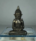 Thai Buddhist Amulet Statue Phra Kao Muaeng for Spiritual Protection and Safeguarding Nava metal