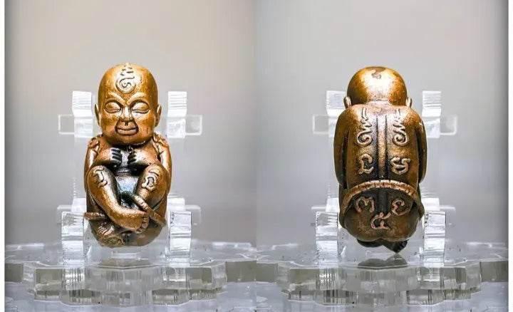 Kuman Thong Mee Thai Child Spirit Doll for Good Luck and Prosperity - Embrace Positive Energy