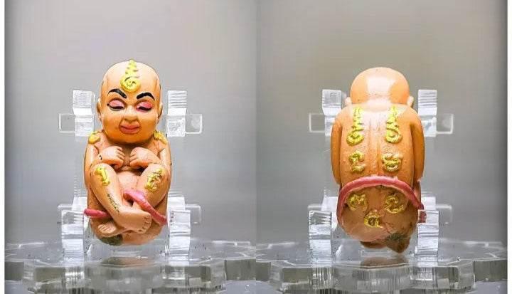 Kuman Thong Mee Thai Child Spirit Doll for Good Luck and Prosperity - Embrace Positive Energy