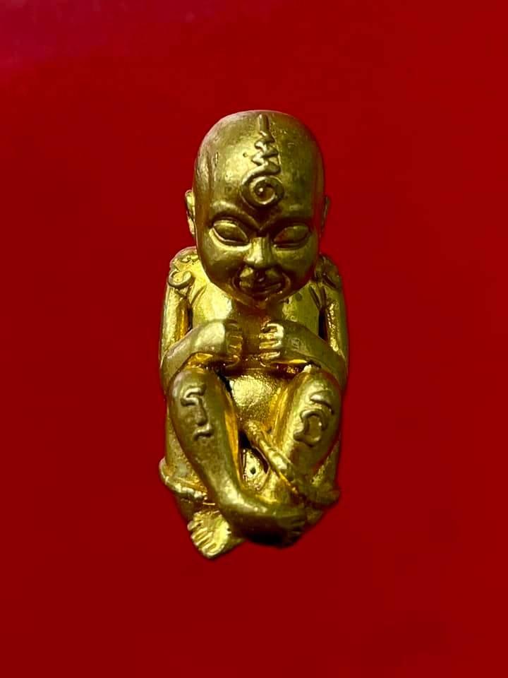 Kuman Thong Mee Thai Child Spirit Doll for Good Luck and Prosperity - Embrace Positive Energy