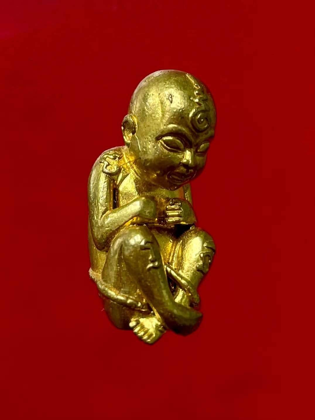 Kuman Thong Mee Thai Child Spirit Doll for Good Luck and Prosperity - Embrace Positive Energy