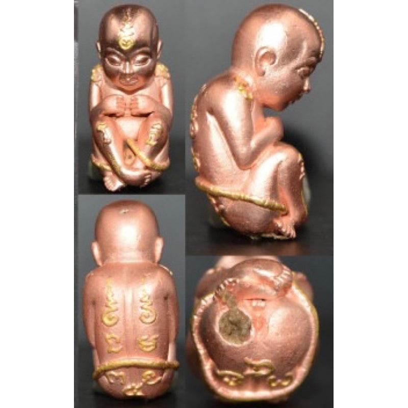Kuman Thong Mee Thai Child Spirit Doll for Good Luck and Prosperity - Embrace Positive Energy 2k Curse Fuse