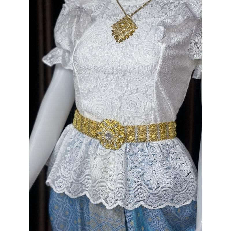 Thai Chong Kraben Skirt for Festivals - Traditional Style Thai Chong Kraben Skirt